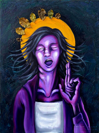 "Externalization" 16x20 inches.