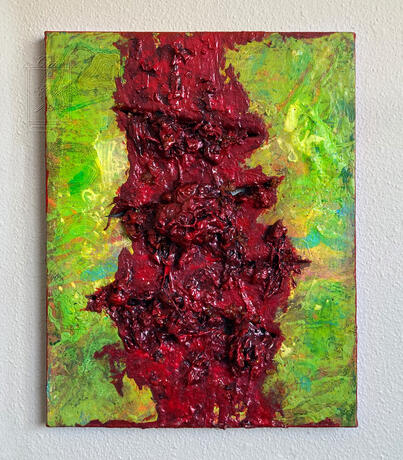 "SWEET RELIEF: SEEP" 8x10 inches.